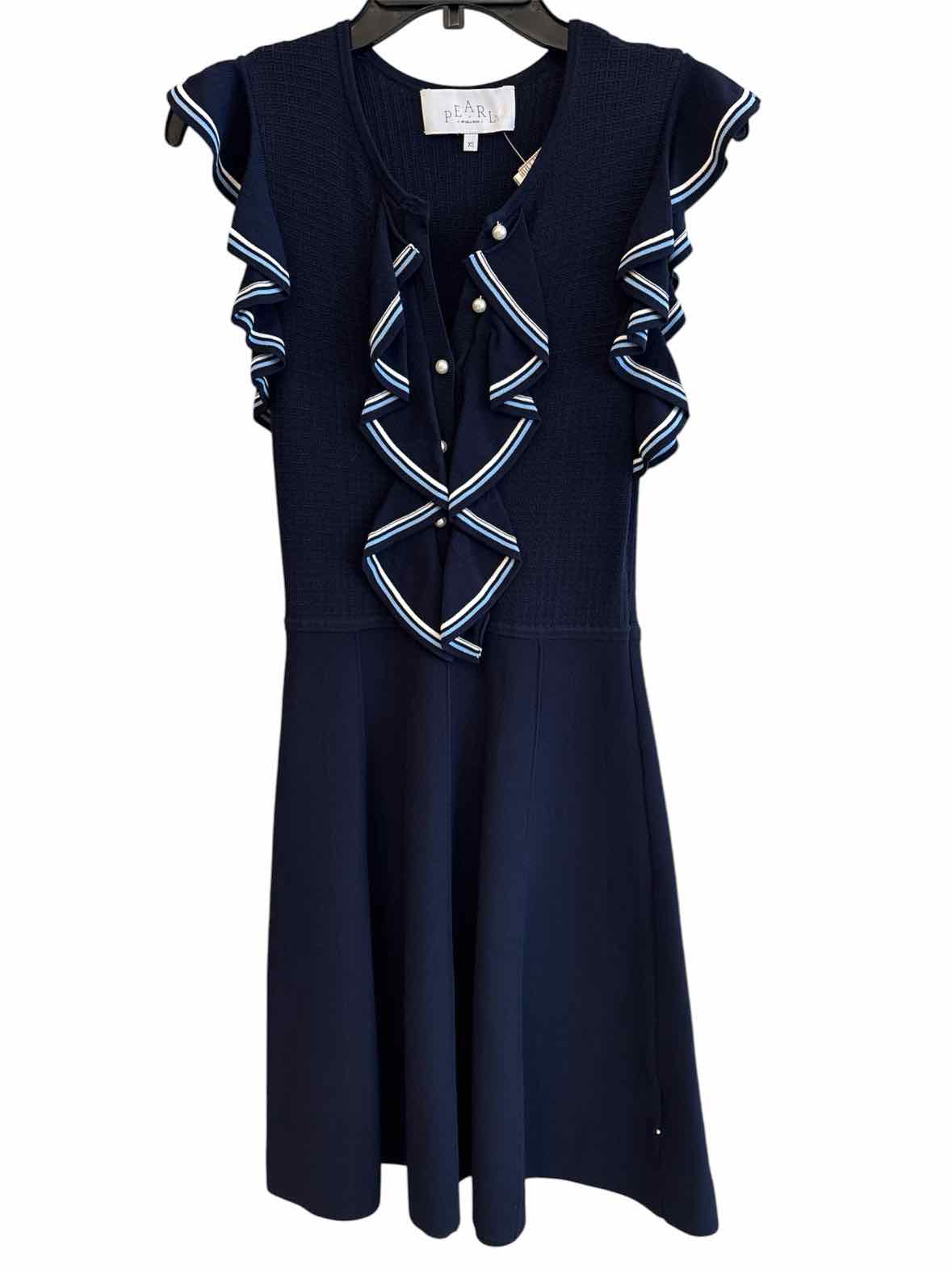 Pearl Navy and White Size XS Dress