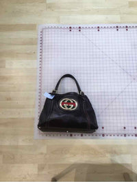 Gucci Britt Tote Dark Brown Handbag