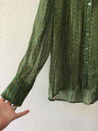 Ba&sh Green and Orange Size 0 Shirt