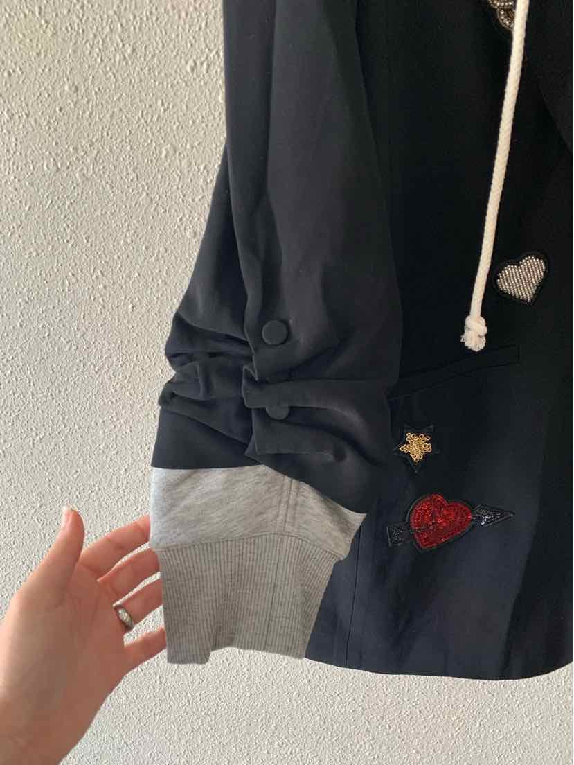 cinq a sept Black Multi Size 16 Blazer