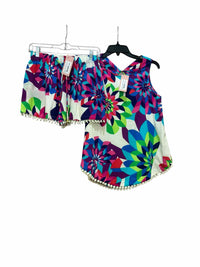 Julie Brown White Multi Size P Shorts