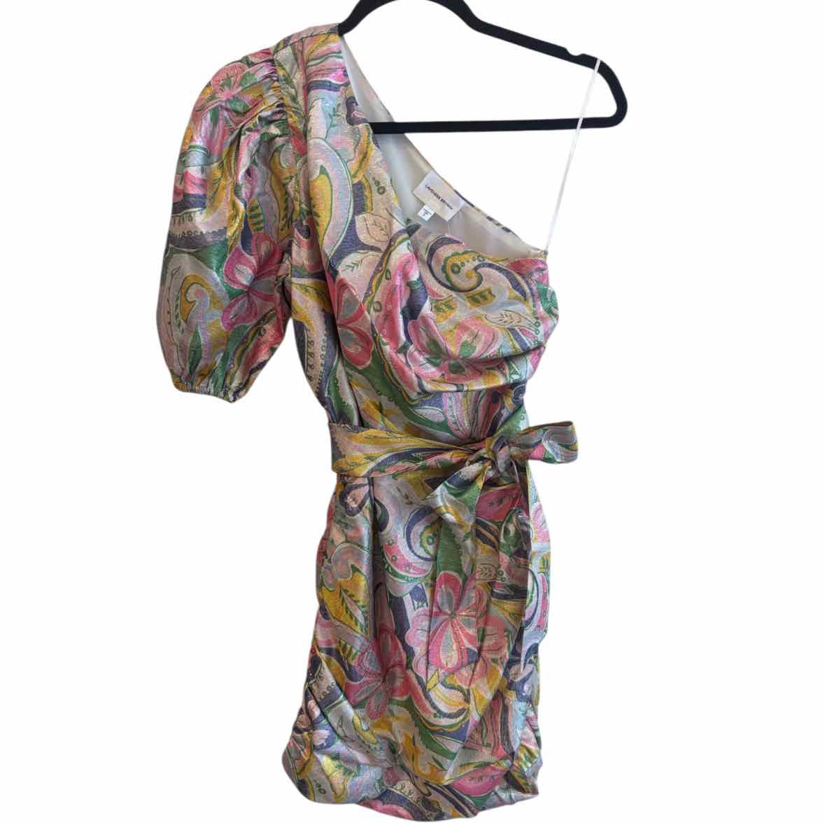 Lavender Brown Multi Size S Dress