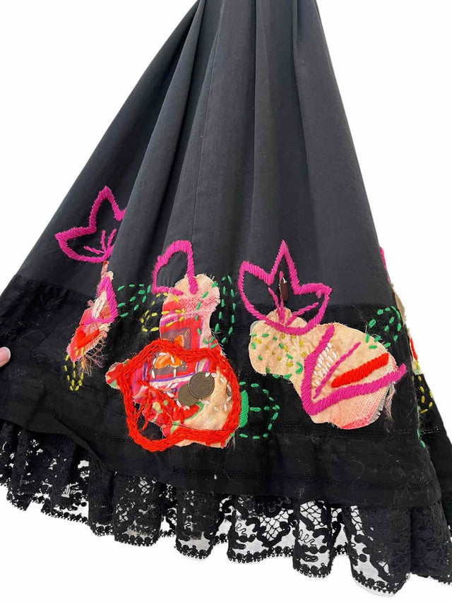 Galliano Black Size 44 Skirt