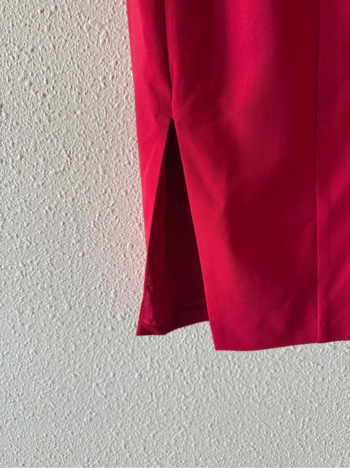 Aidan Aidan Mattox Cherry Red Size 0 Dress