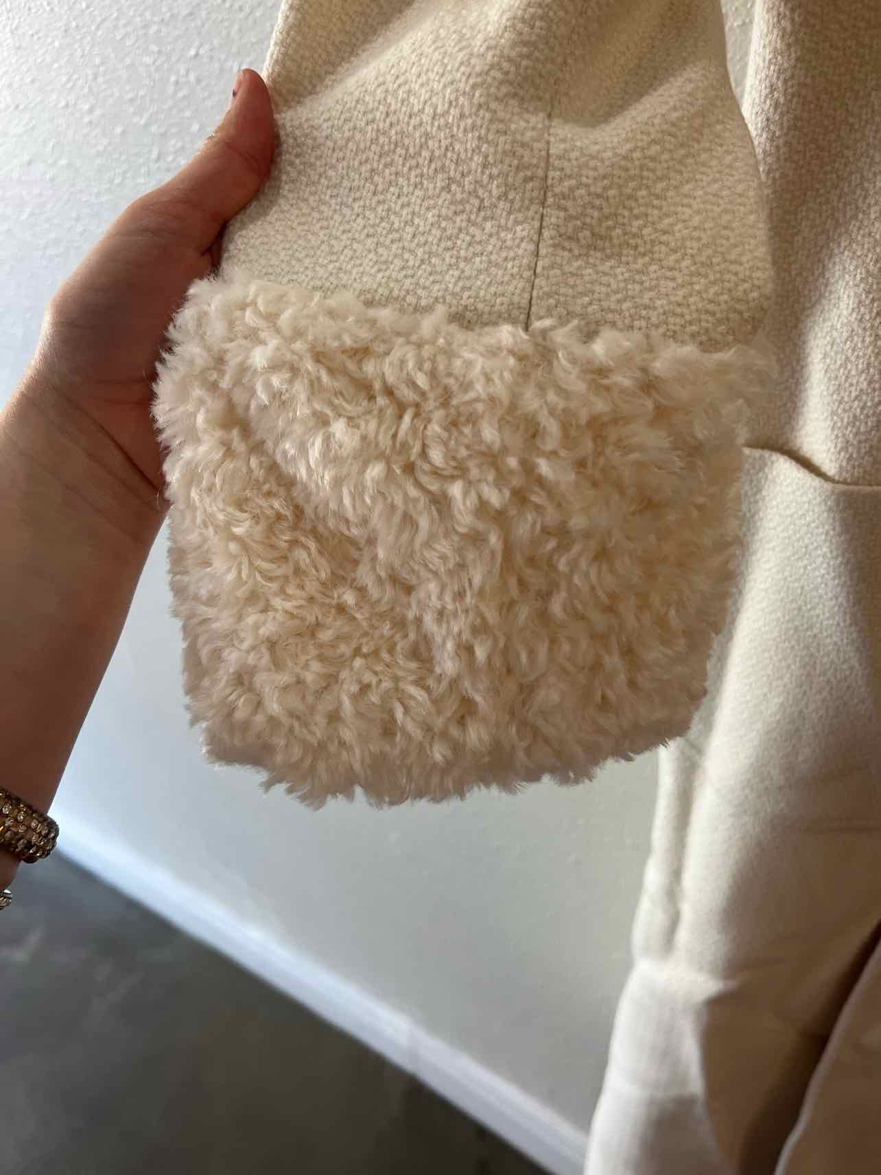 Amanda Uprichard Cream Size S Coat