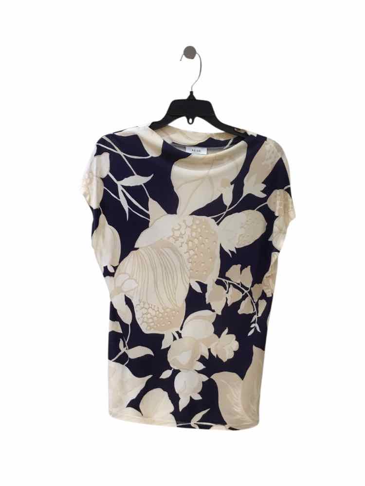 Reiss Beige & blue Size S Shirt