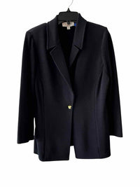 St.John Black Size 12 Blazer