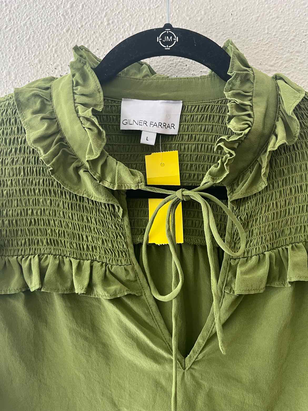 Gilner Farrar Olive Green Size L Shirt