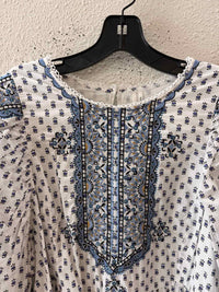 by Anthropologie White Multi Size L Shirt