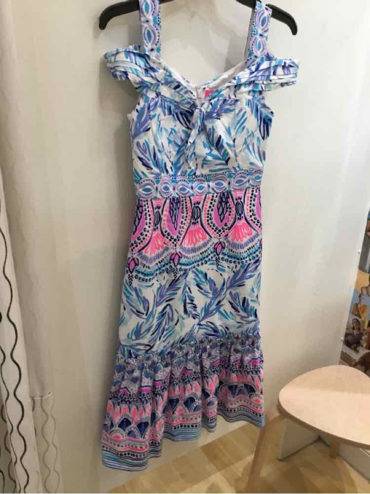 Lily Pulitzer blue and white multi Size 00 Dress