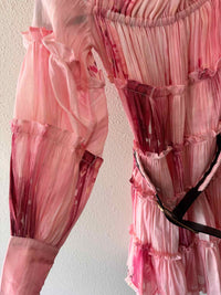 Leo Lin Pink Multi Size 6 Dress
