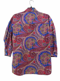 Alexis Purple & Beige Size M Shirt
