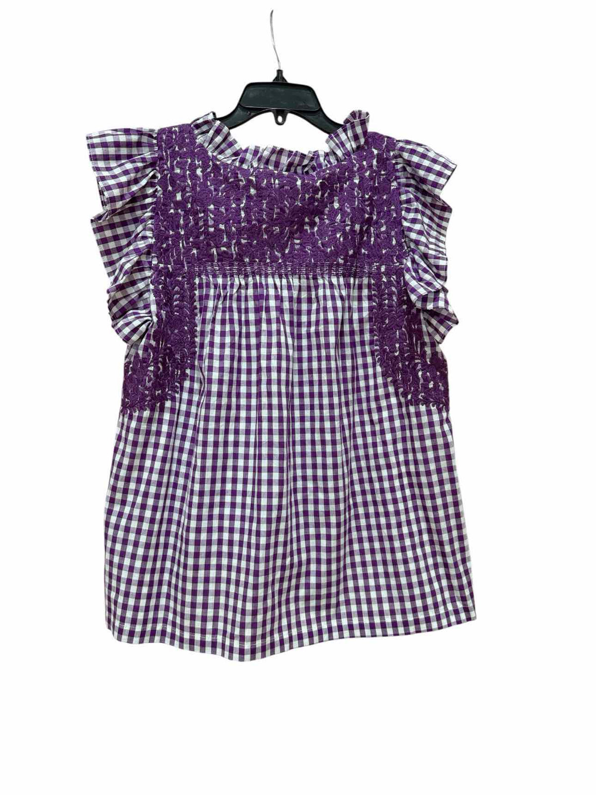J marie Purple and White Size S Shirt