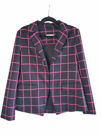 alice + olivia Black and Pink Size 14 Blazer