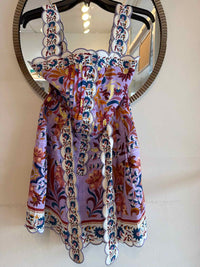 farm rio Purple & Blue Multi Size S Romper