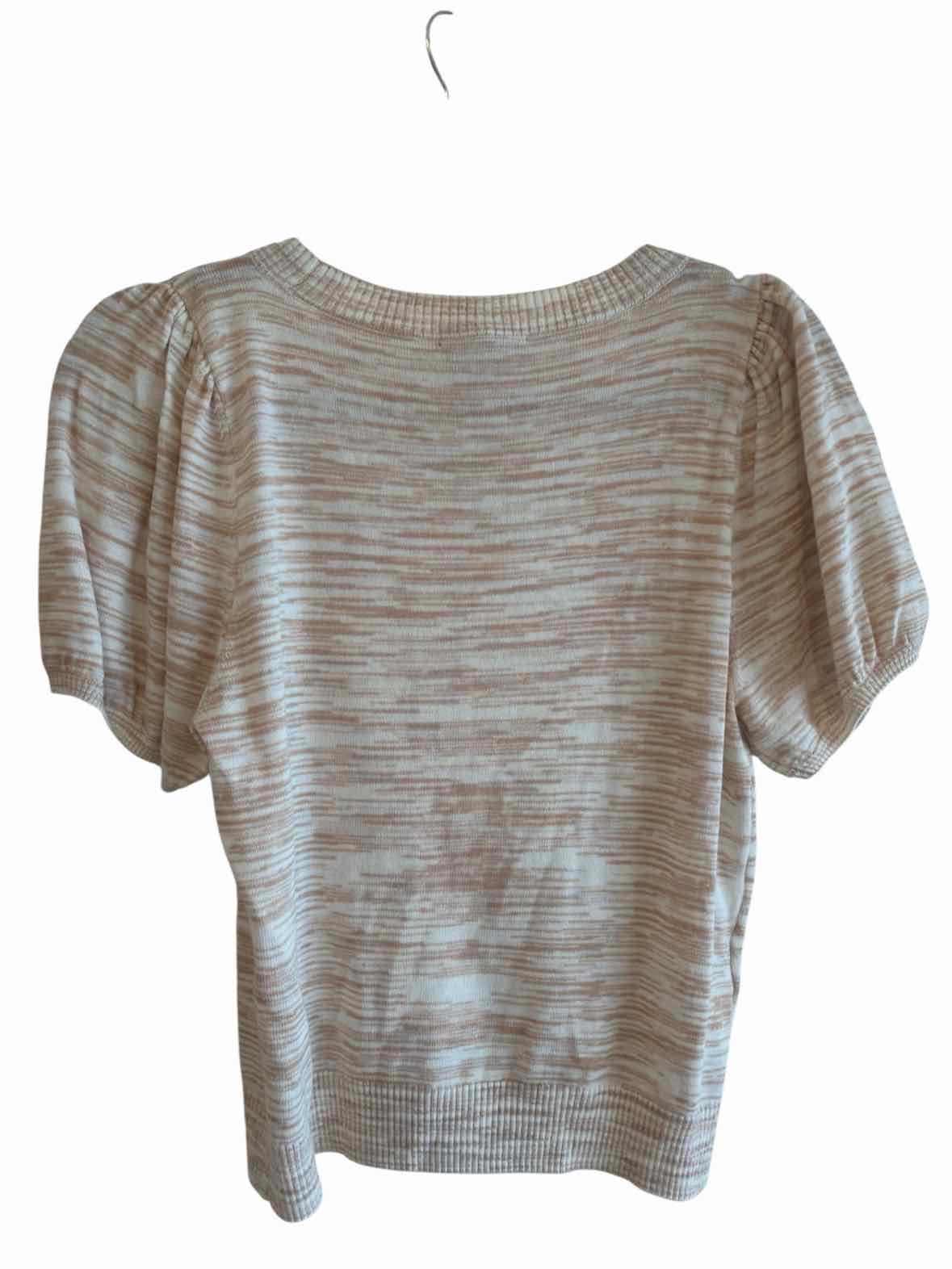 Paige White and Beige Size S Shirt