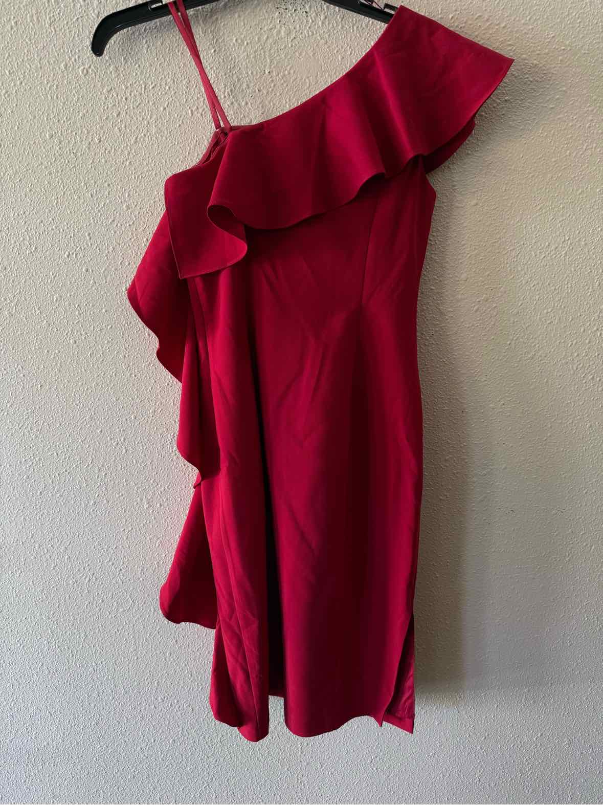 Aidan Aidan Mattox Cherry Red Size 0 Dress