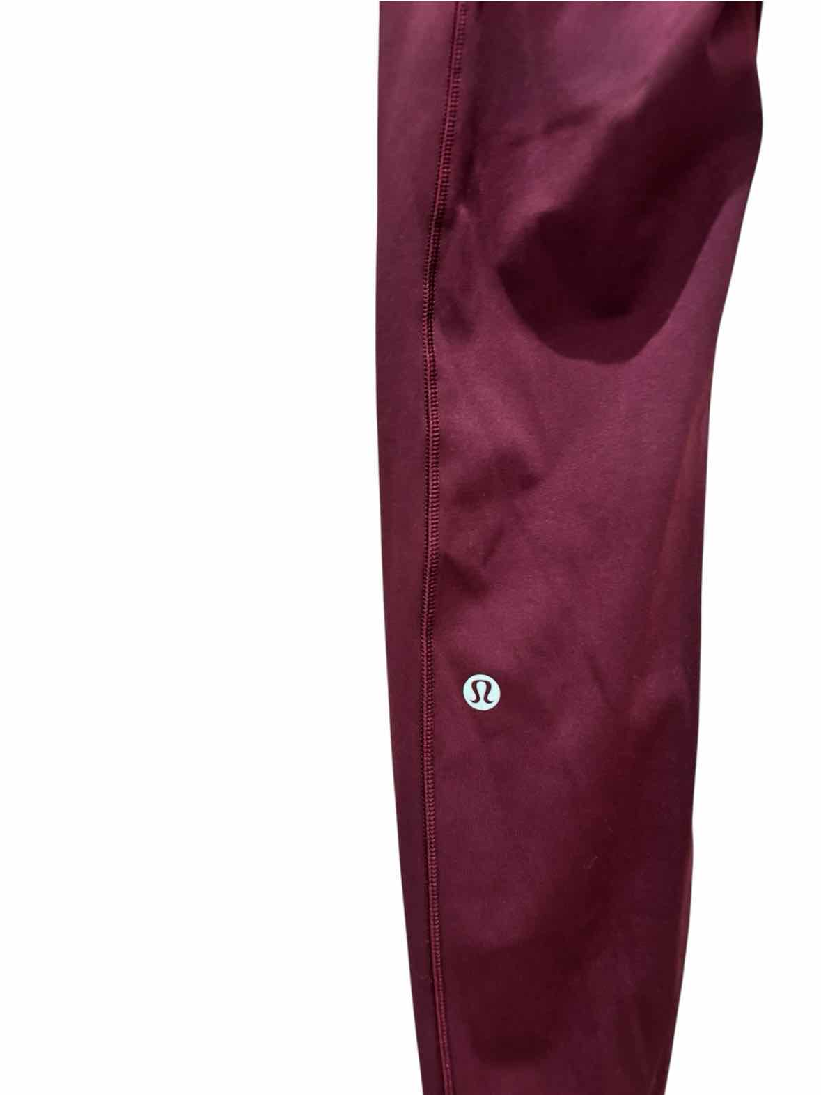 Lululemon Burgandy Size 6 Leggings