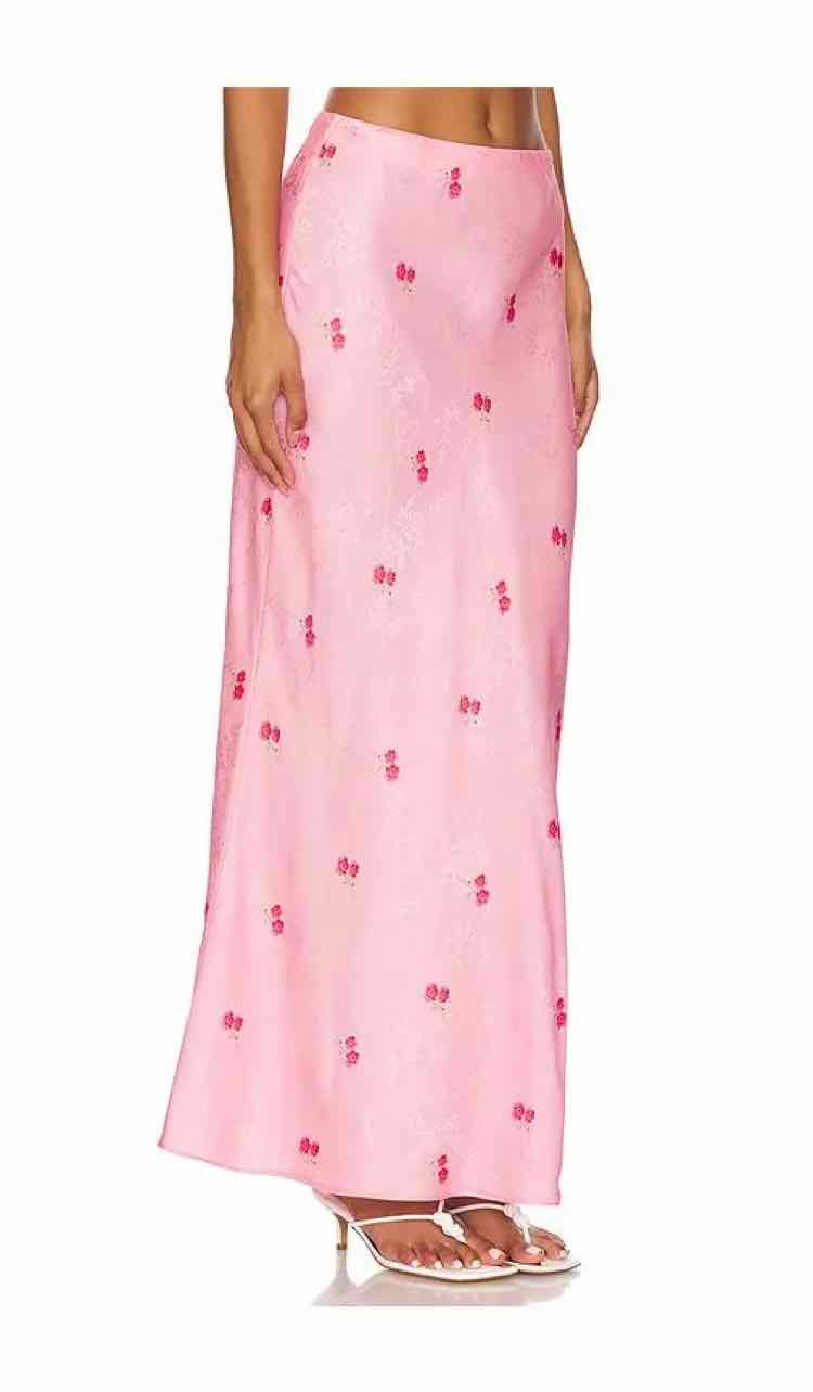 Love Shack Fancy Cherry Pink Size XL Skirt