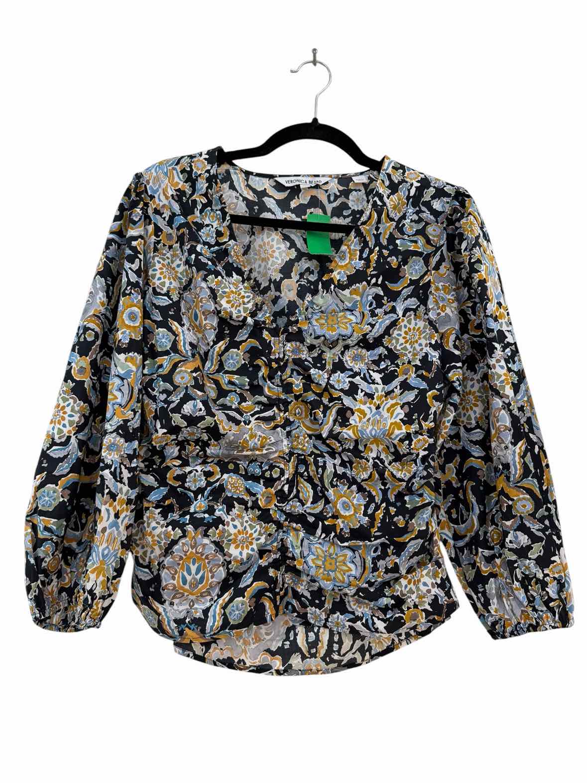 Veronica Beard Black Multi Size 6 Shirt