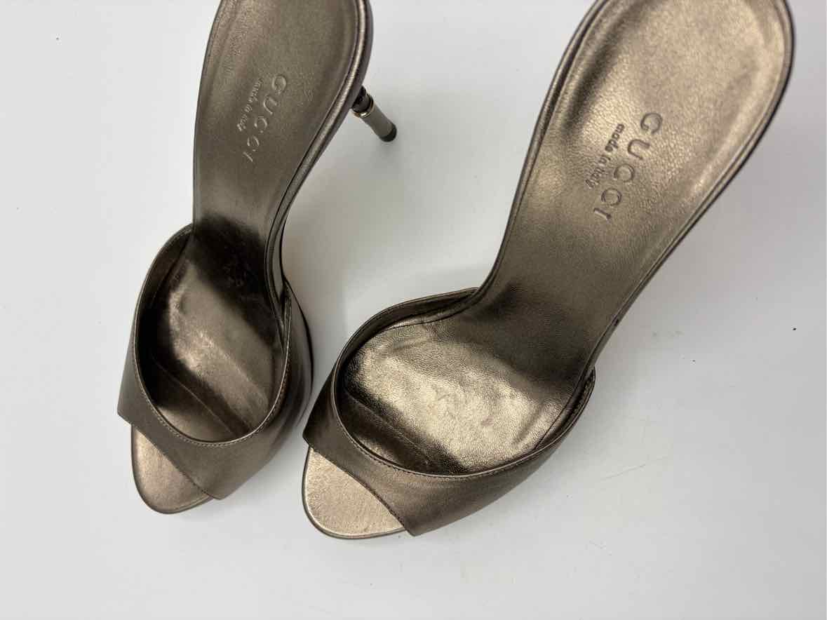 Gucci Pewter Size 36.5 Shoes