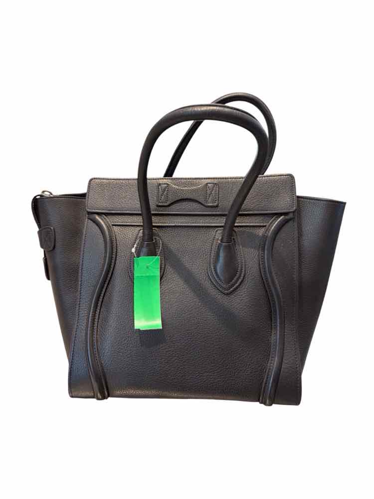 Celine Micro Luggage Black Handbag