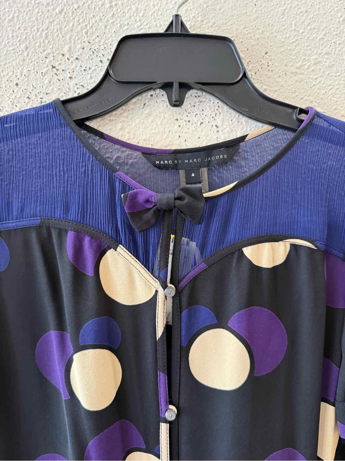 Marc by Marc Jacobs Black and blue Size 4 Shirt