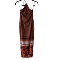 Zara Brown multi Size S Dress