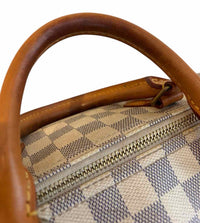 Louis Vuitton Damier Azur Canvas Speedy 30 Navy and Cream Handbag