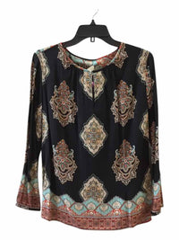 ecru Black Multi Shirt