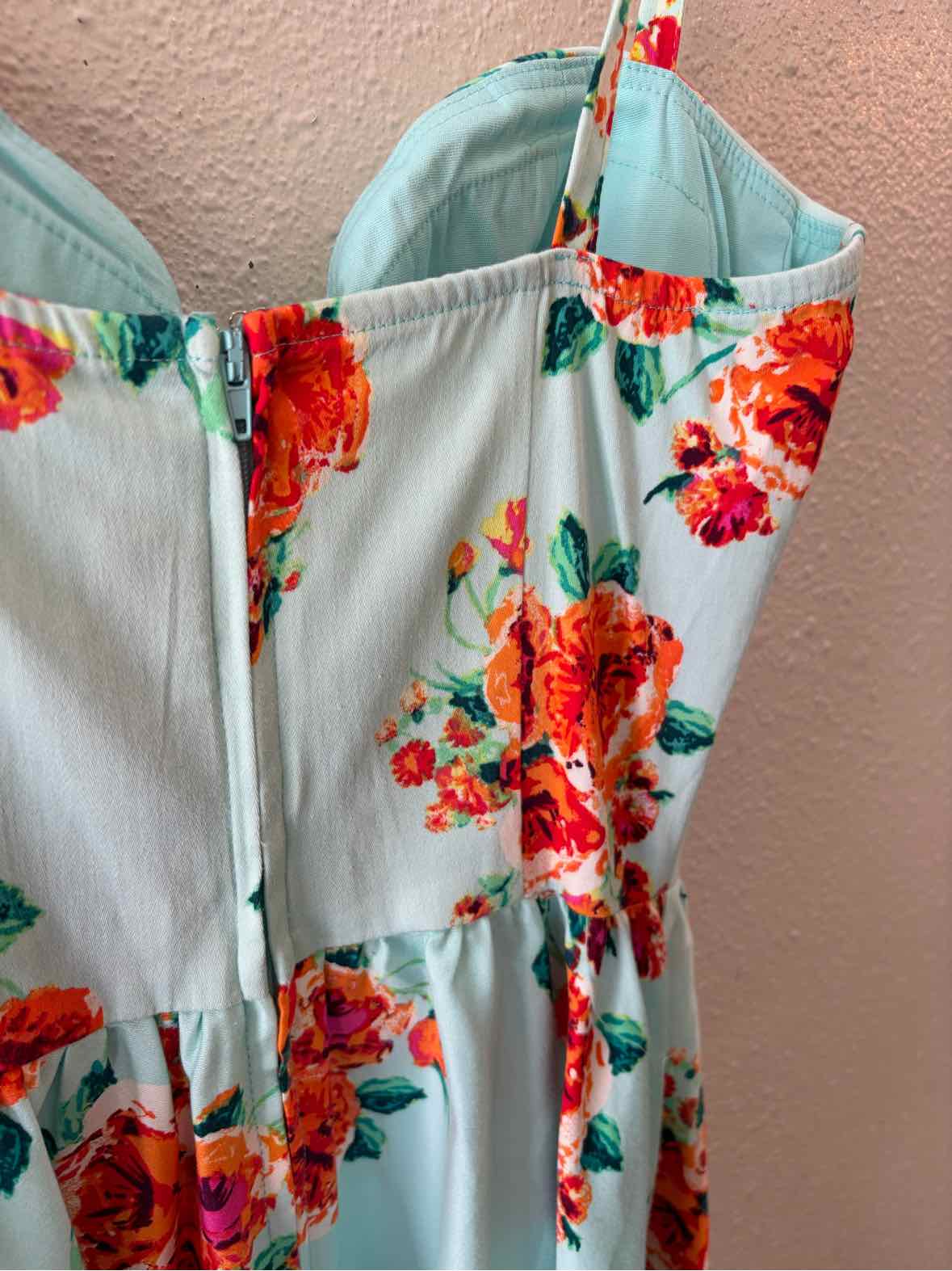 Stop Staring Turquoise Multi Size S Dress
