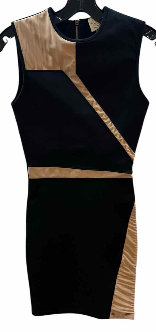 Torn by Ronny Kobo Black and nude Size XS Dress