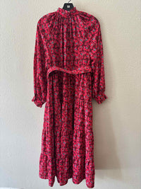 CROSBY by mollie burch Burgundy Multi Size S Dress