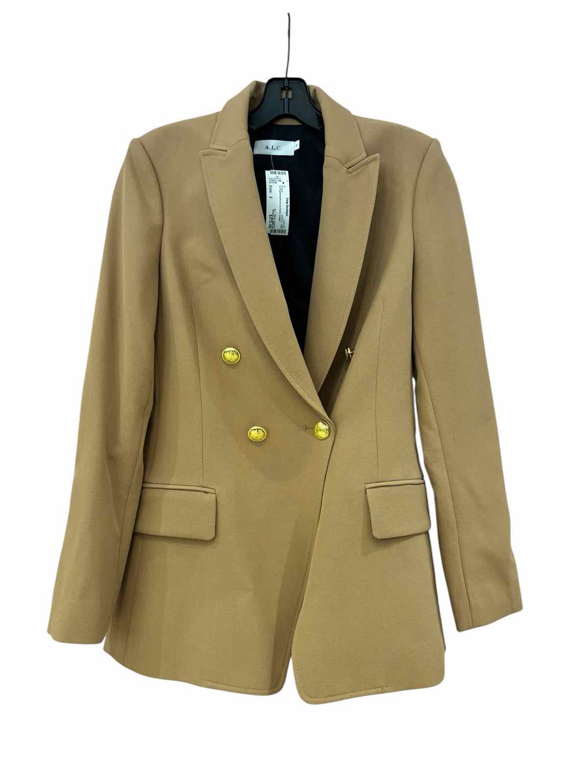 ALC Atlast Classics Tan Size 2 Blazer