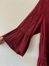 Maven West Maroon Size M Blouse
