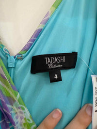Tadashi Collection Green and Blue Size 4 Dress