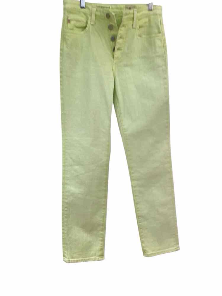 adriano goldschmied Neon green Size 26R Jeans