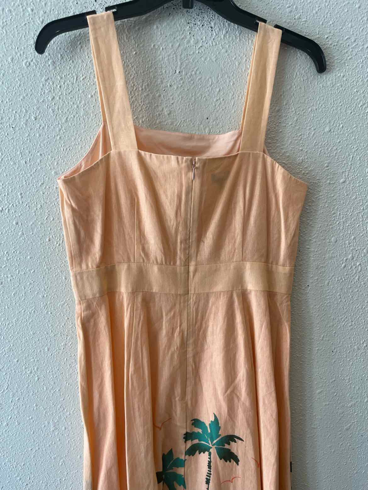 Talbots Orange Multi Size 2 Dress