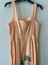 Talbots Orange Multi Size 2 Dress