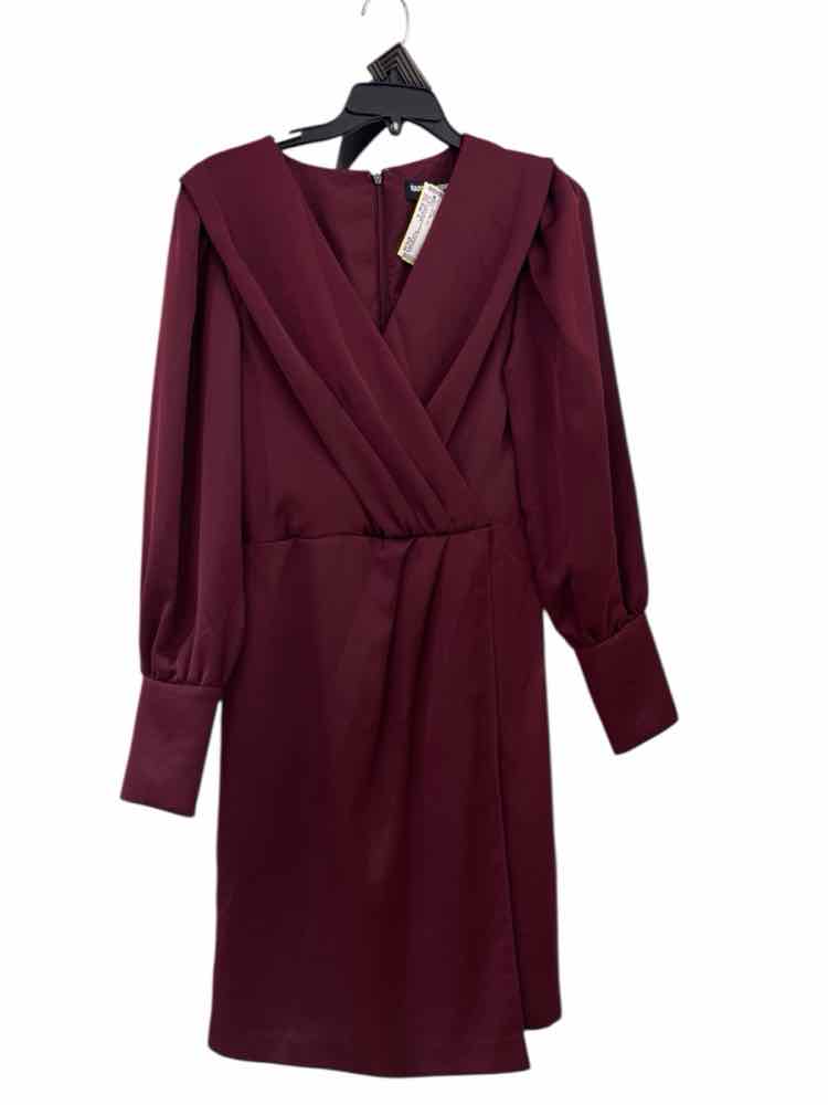 karl lagerfeld red dress Wine Size 6 Holiday Dress Baby Girl A Karl Lagerfeld Jeans mid length dresses Color:Sheer