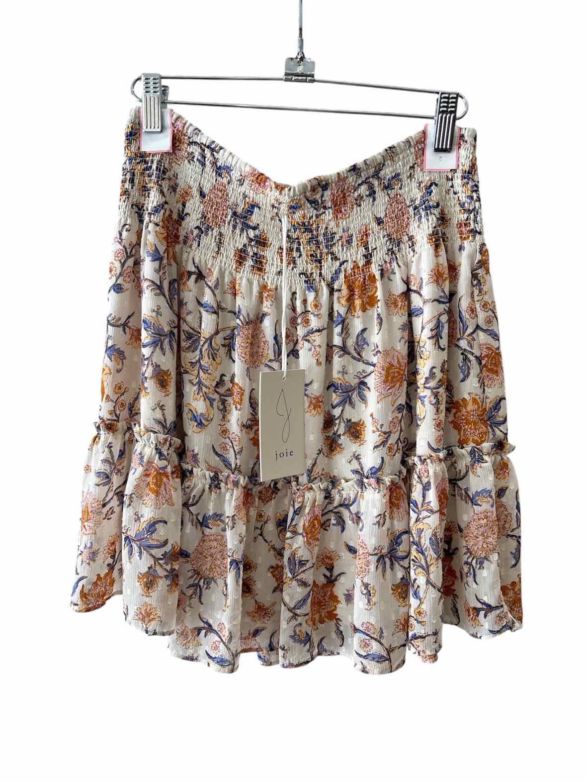 Joie Cream and Blue Size M Skirt