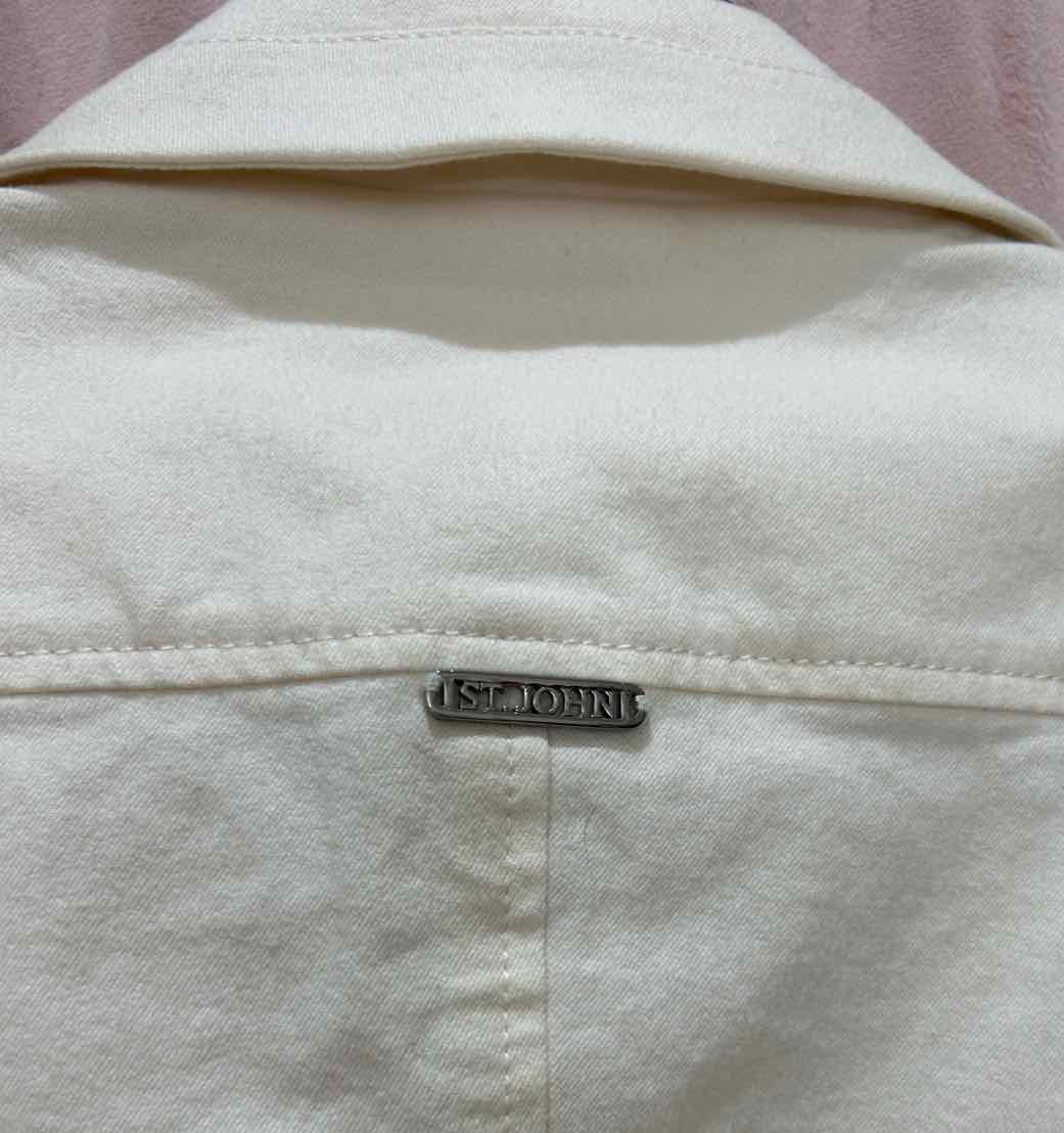 St John Sport Off White Size P Blazer