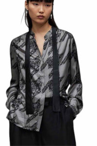 All Saints Dark grey Size 4 Shirt