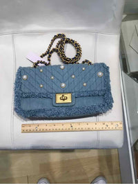 Karl Lagerfeld Clutch Blue Handbag