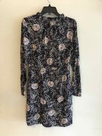 LOFT Black Multi Size S Dress