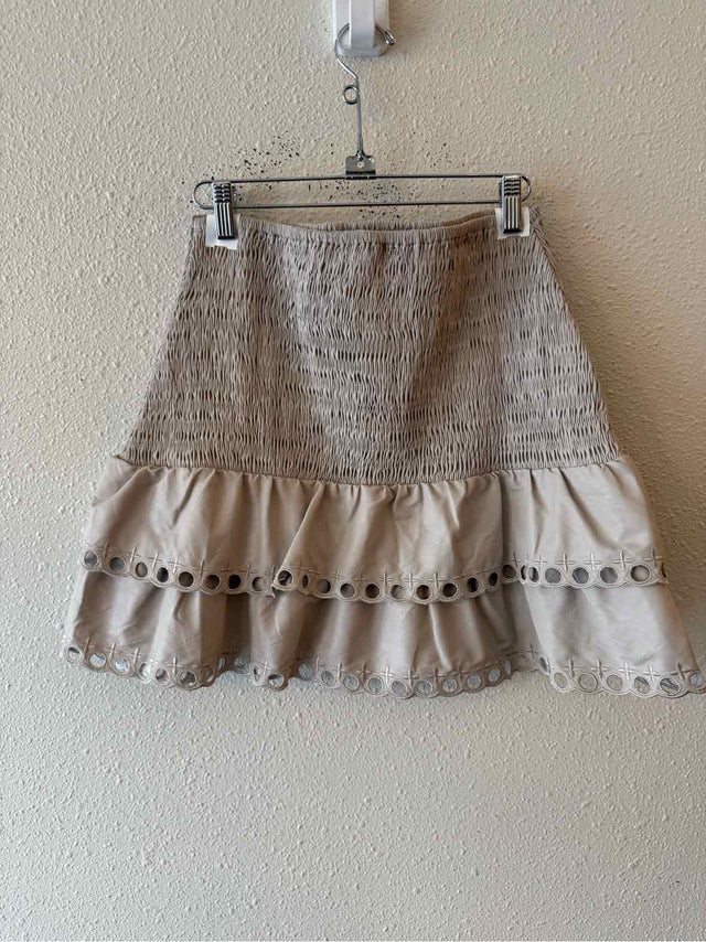 stellah Greige Size L Skirt