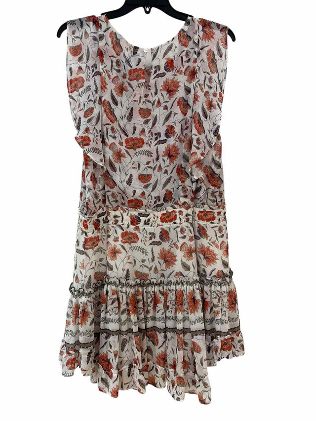 Misa white and floral Size L Dress