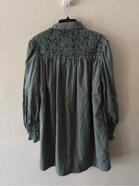 Aureum Green and White Size M Dress