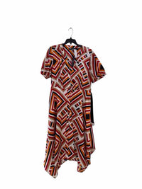 Karl Lagerfeld Red and Orange Size 14 Dress