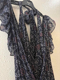 ULLA JOHNSON navy multi Size 2 Dress